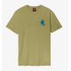 Santa Cruz Screaming Hand Chest T-Shirt Λαδί