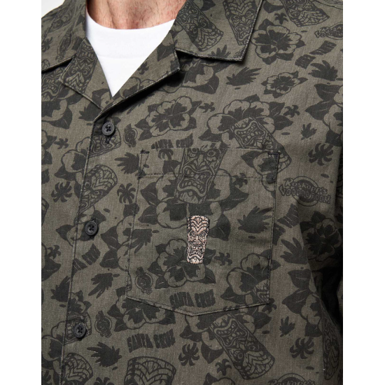 Santa Cruz Roskopp Voodoo Room S/S Shirt Λαδί