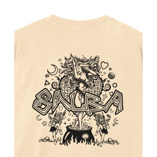 SANTA CRUZ M WITCHDOCTOR MONO T-SHIRT Μπεζ