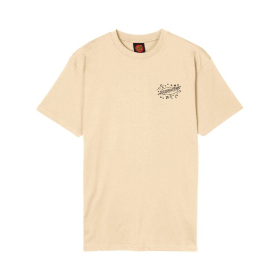 SANTA CRUZ M WITCHDOCTOR MONO T-SHIRT Μπεζ