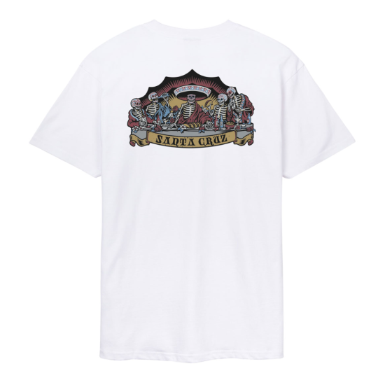 Santa Cruz Guzman Dead Diners T-Shirt Άσπρο