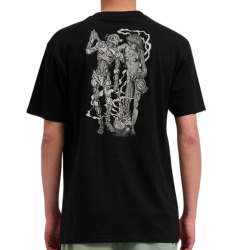 SANTA CRUZ Wooten Duo T-Shirt Μαύρο