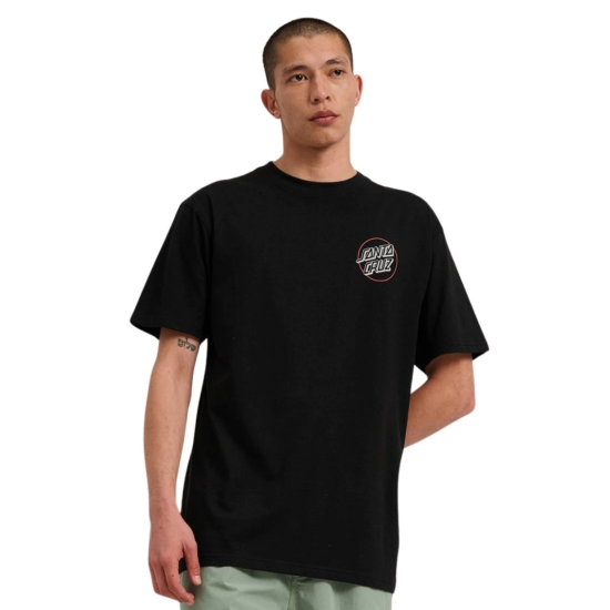 SANTA CRUZ Wooten Duo T-Shirt Μαύρο