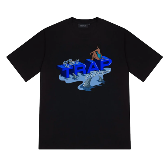 Trapstar Can't Trap a Trapper Tee 2.0 Black Μαύρο