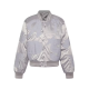 Trapstar Women’s Wildcard Stadium Jacket Silver Γκρι