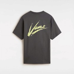 Vans Off The Wall Brush Script Logo Γκρι