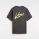Vans Off The Wall Brush Script Logo Γκρι