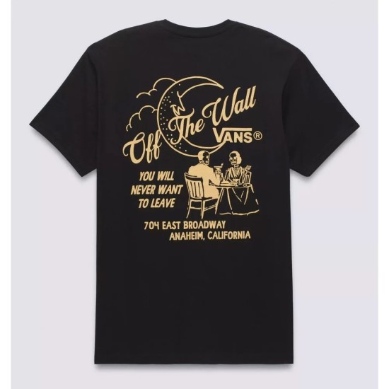 Vans Fine Dining T-shirt Μαυρο