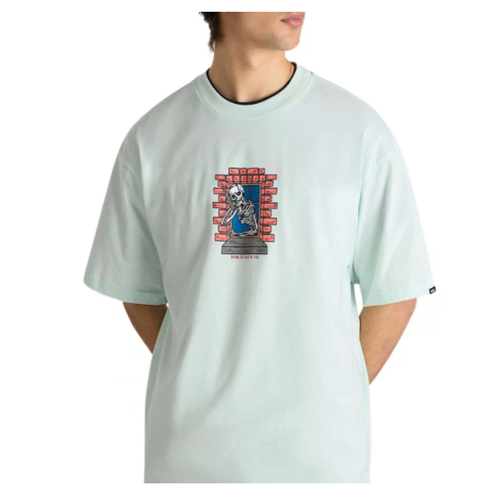 VANS SKULL WINDOW T-SHIRT Μπλε