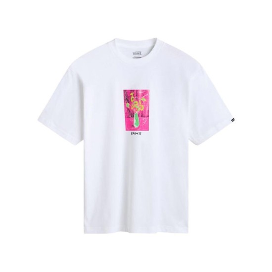 VANS Floral Decor T-Shirt Άσπρο