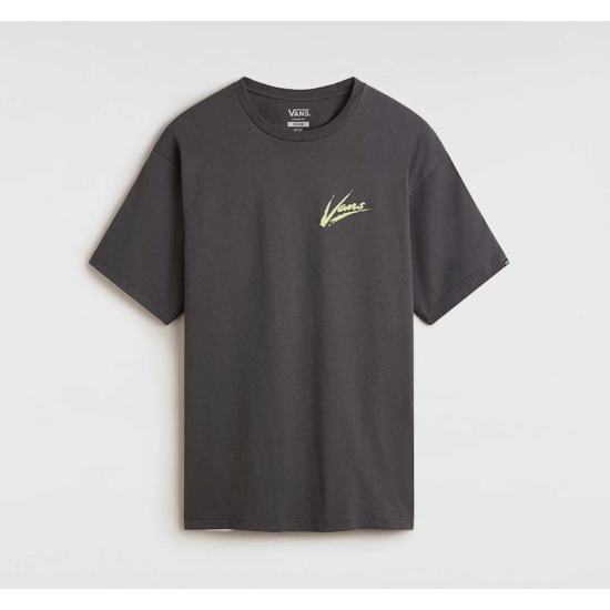 Vans Off The Wall Brush Script Logo Γκρι