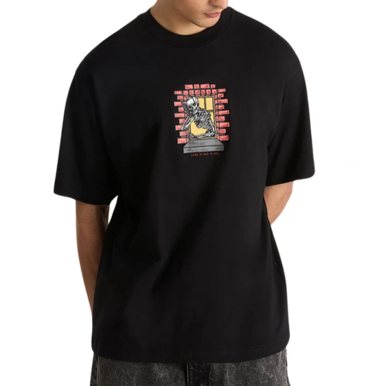 VANS SKULL WINDOW T-SHIRT BLACK Μαύρο