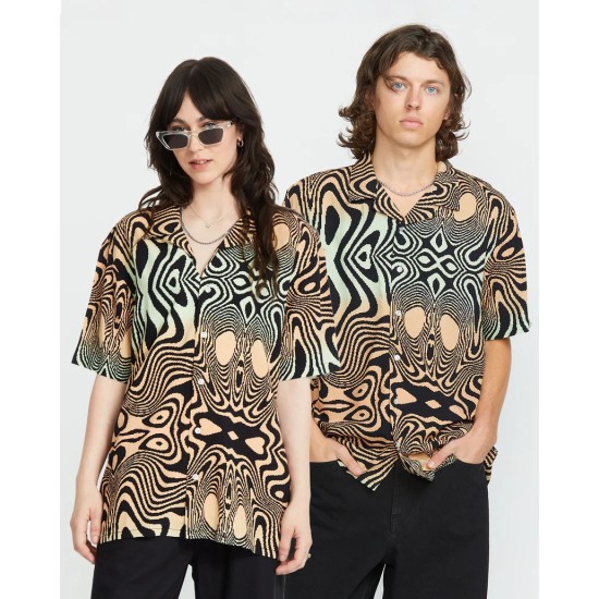 Volcom Unisex Filip Rygalski Woven Shirt Multi Πολύχρωμο