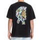 Volcom Bob Mollema 1 T-shirt - LIGHT ACID BLACK Μαύρο