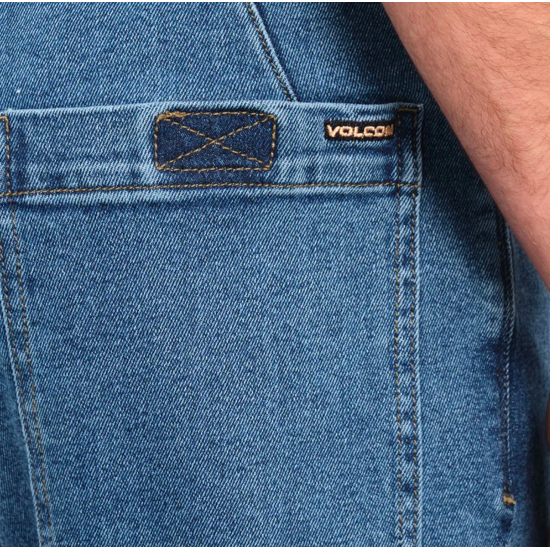 Volcom Kraftsman Ii Jeans Bold Blue Μπλε