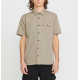 Volcom Trade Stone Shirt Light Khaki Λαδί