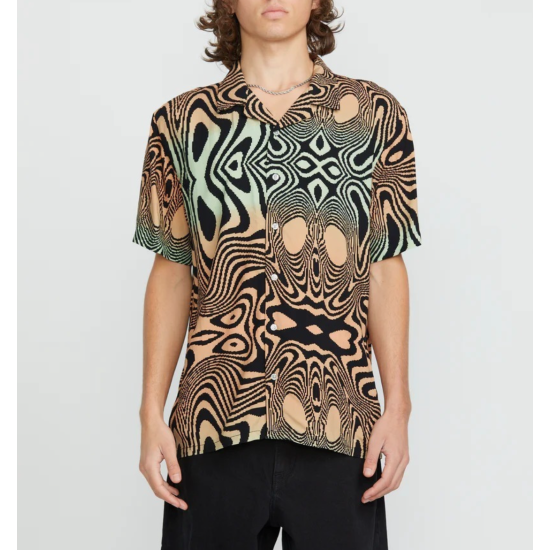 Volcom Unisex Filip Rygalski Woven Shirt Multi Πολύχρωμο