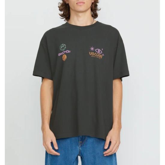 Volcom Mens Filip Rygalski T-Shirt Stealth Γκρι