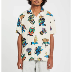 Volcom Unisex Bob Mollema Shirt Light Beige Πολύχρωμο