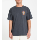 VOLCOM Draggin Stone T-shirt Γκρι