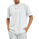 KARL KANI T-SHIRT SMALL SIGNATURE PINSTRIPE Άσπρο