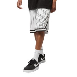 Karl Kani Small Signature Pinstripe Mesh Shorts Άσπρο