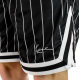 Karl Kani Small Signature Pinstripe Mesh Short Μαύρο