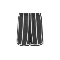 KARL KANI SMALL SIGNATURE STRIPED MESH SHORTS Μαύρο