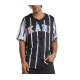Karl Kani Serif Striped Block Baseball Shirt Μαύρο
