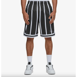 KARL KANI SMALL SIGNATURE STRIPED MESH SHORTS Μαύρο