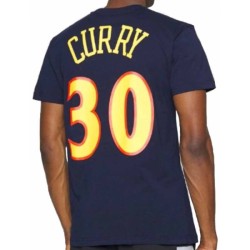 Mitchell & Ness Stephen Curry Golden State Warriors Tee Μπλε