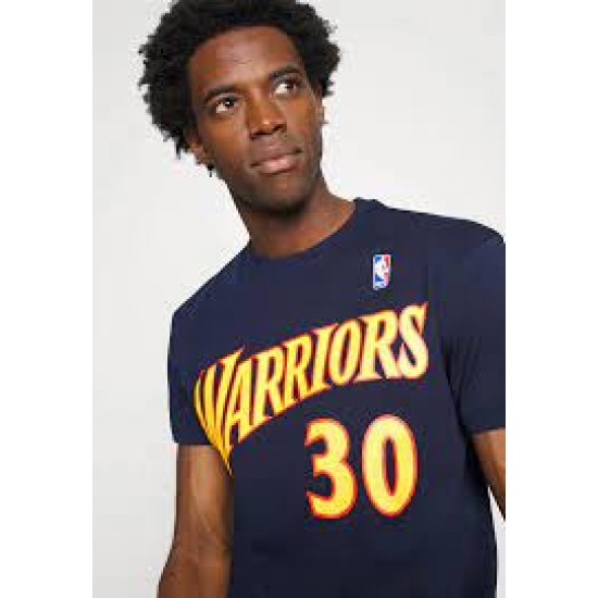 Mitchell & Ness Stephen Curry Golden State Warriors Tee Μπλε