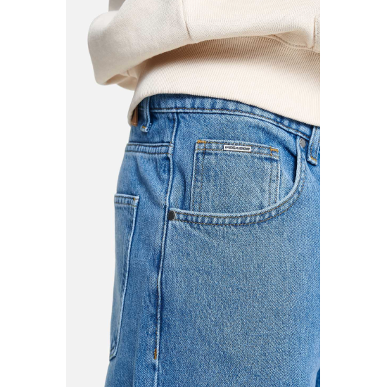 PEGADOR BALTRA BAGGY JEANS WASHED BLUE Μπλε