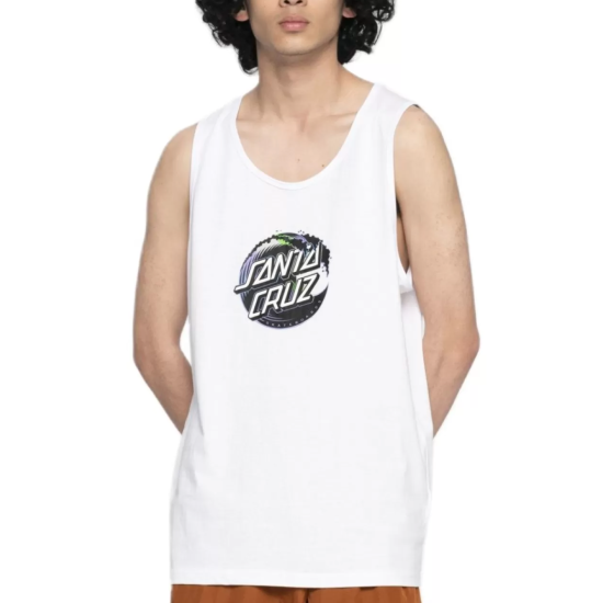 SANTA CRUZ Holo Wave Dot Vest Άσπρο
