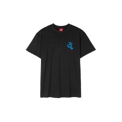 Santa Cruz Screaming Hand Chest T-Shirt  Μαύρο