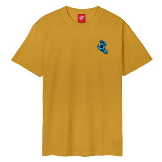 Santa Cruz Screaming Hand Chest T-Shirt  Κίτρινο
