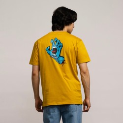 Santa Cruz Screaming Hand Chest T-Shirt  Κίτρινο