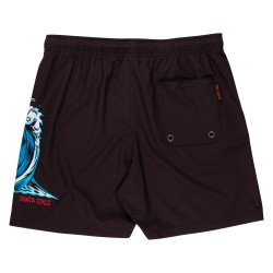 Santa Cruz Screaming Wave Swimshort Μαύρο