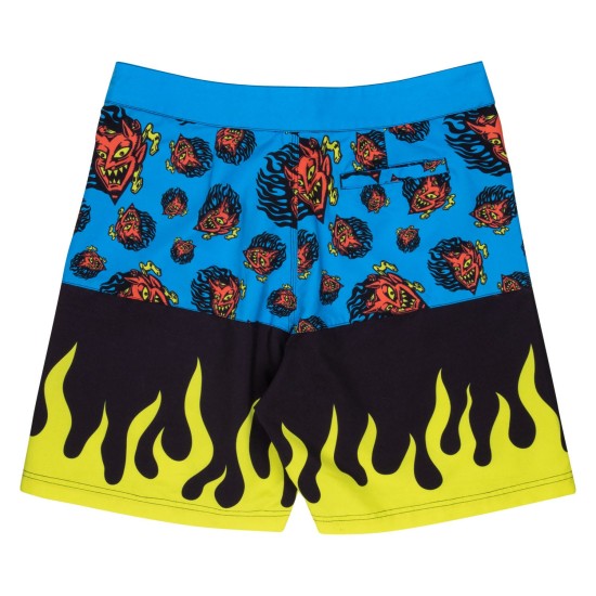 Santa Cruz Delfino Devil Mask Boardshort Πολύχρωμο