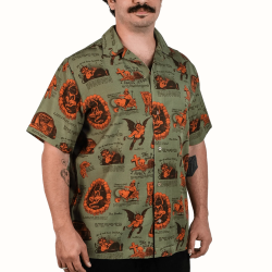 THE DUDES BEELZEBUD Shirt Λαδί