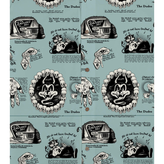 The Dudes BEELZEBUD BLUES Shirt Πολύχρωμο