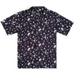 THE DUDES BITCH HAWAIIN SHIRT BLACK Μαύρο