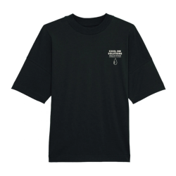 THE DUDES COOL INK PREMIUM T-SHIRT OVERSIZED BLACK Μαύρο