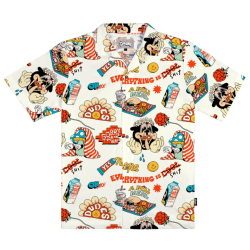 THE DUDES A PILL MEAL HAWAIIAN SHIRT MULTICOLOR Πολύχρωμο