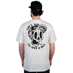 THE DUDES Too Short Smokes T-shirt  Άσπρο