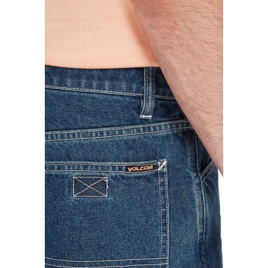 VOLCOM LABORED DENIM Μπλε