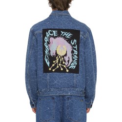 Volcom Tetsunori Unisex Denim Jacket Lazer Blue Μπλε