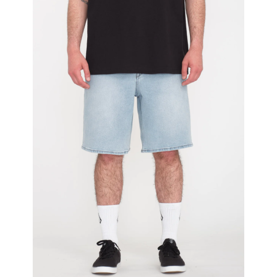 Volcom BILLOW DENIM SHORT - DESERT DIRT INDIGO Μπλε