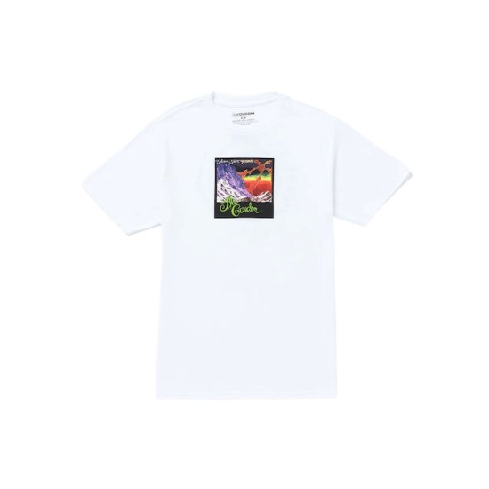 VOLCOM M V ENT THE GARDEN BSC SST T-SHIRT  Άσπρο