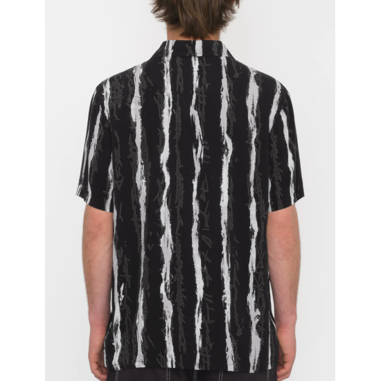 Volcom V ENT HOCKEY DAD SHIRT - STEALTH Mαύρο